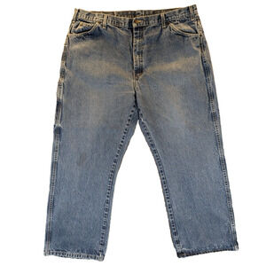 Dickies Jeans 42x30 Men's Vintage 100% Cotton Denim Blue Y2K Workwear Utility